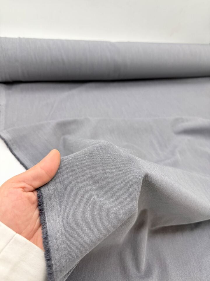 Uzay Gri Baharlık Mevsimlik Poliviskon Eni 150 Cm Etek Pantalon Ceket vb