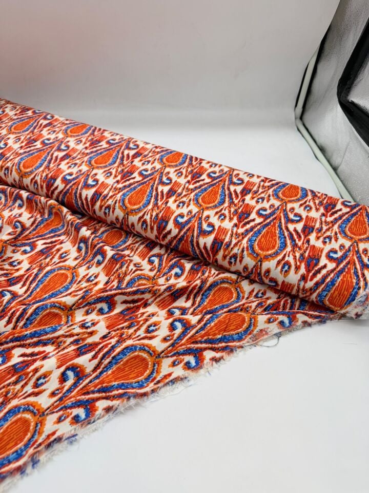 Pamuk Viskon Kumaş Eni 150cm Elbise Gömlek Tunik vb Polyester İçermez