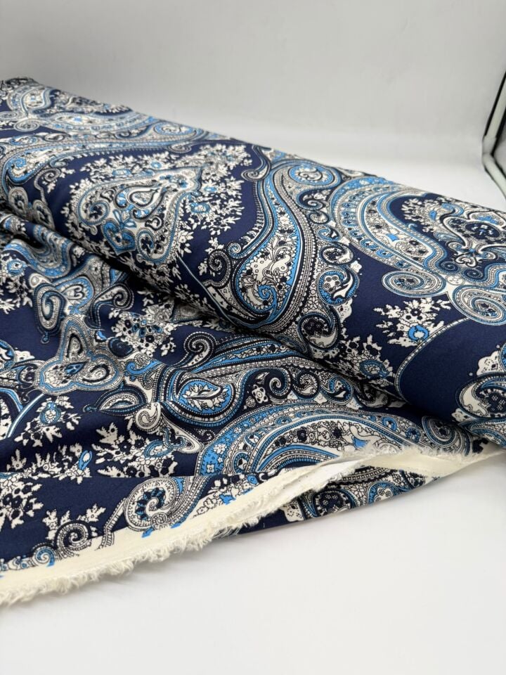 Pamuk Viskon Kumaş Eni 150cm Elbise Gömlek Tunik vb Polyester İçermez(Kopya)