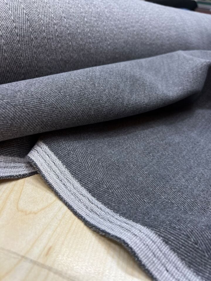 Balıksırtı Kaşe Kumaş (Kaban, Mont, Pardesü Ceket ) (Eni 140cm) 1.Kalite Tüylenme Yapmaz